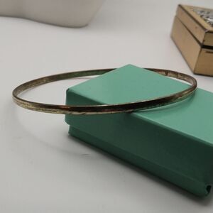 Antiquated gold tone bracelet slider B1024